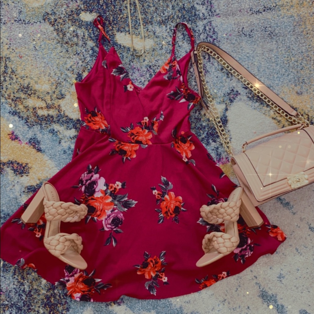 Floral Skater Dress
